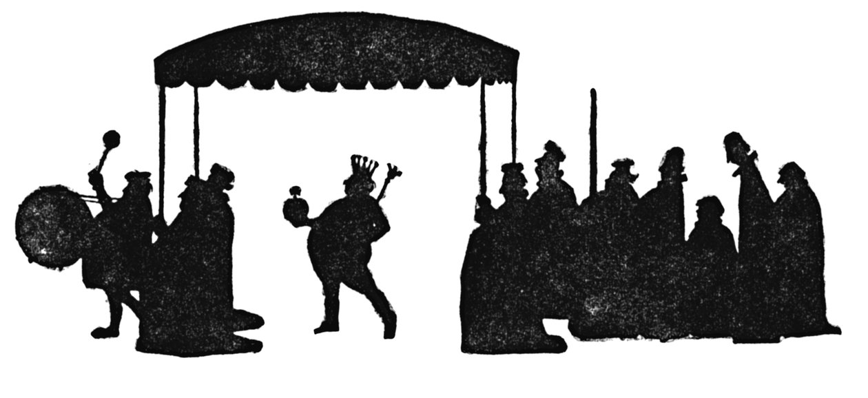 Takže nyní Císař prošel pod svým vysokým baldachýnem, c1930 od William Heath Robinson