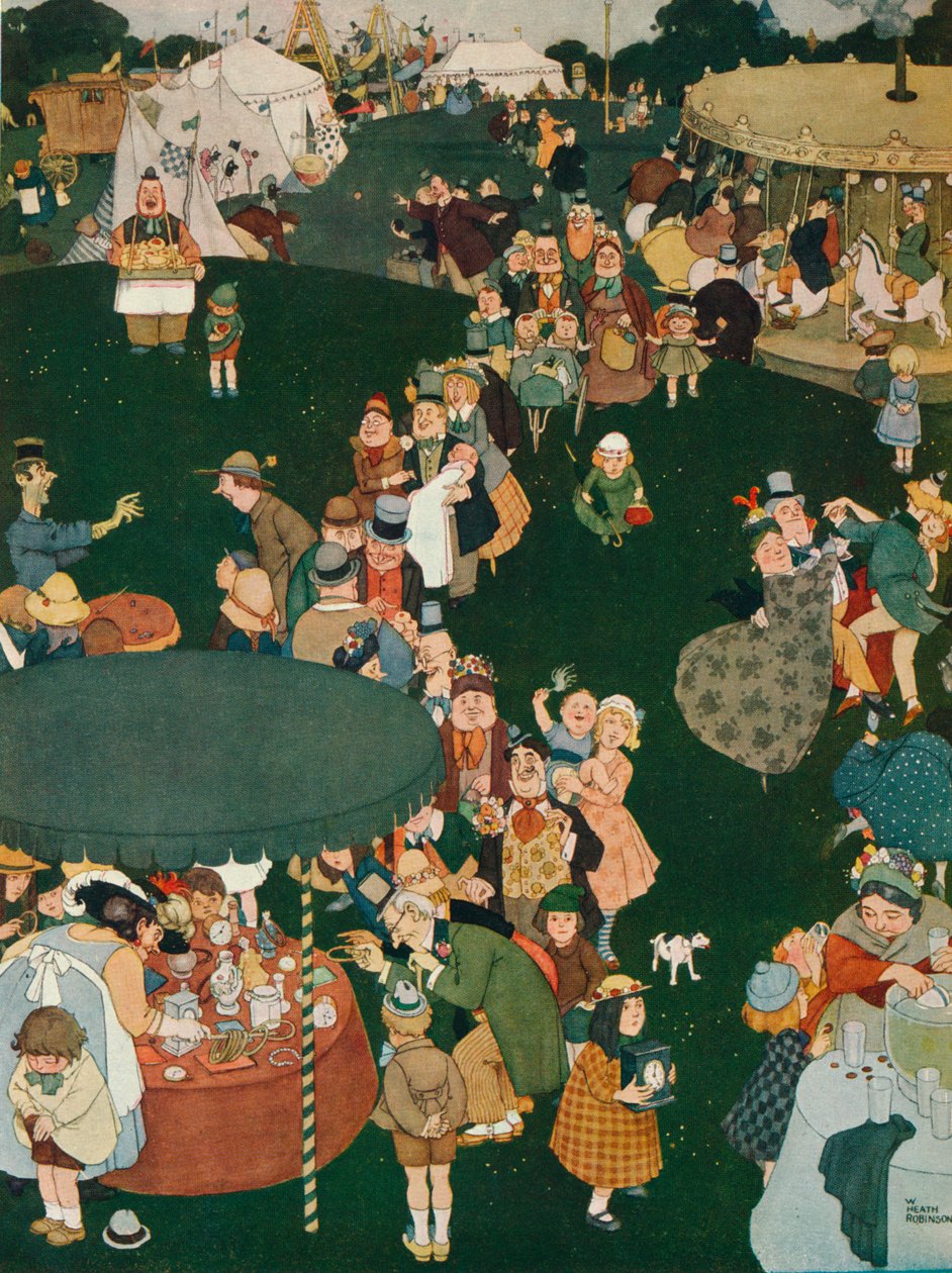 Fair Day, c19. století, 1925 od William Heath Robinson