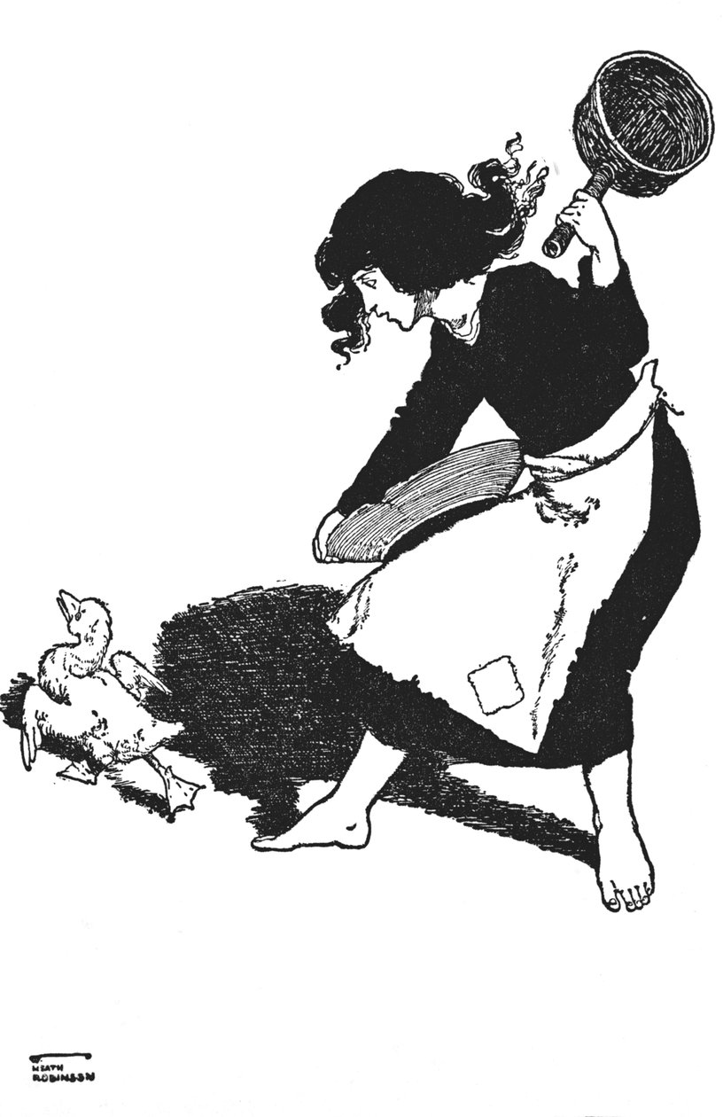 Ubohé káčátko bylo všemi opovrženo, c1930 od William Heath Robinson