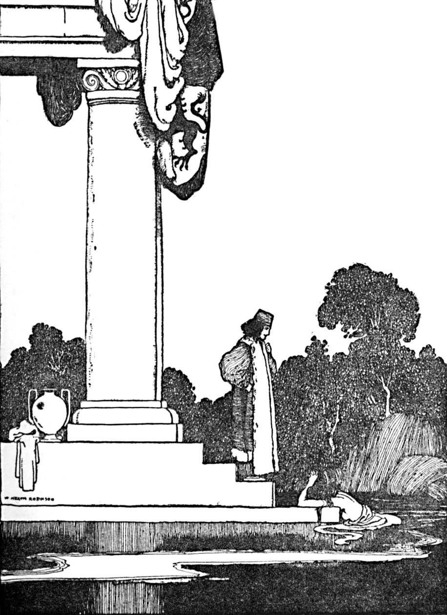 Když slunce vyšlo, probudila se, c1930 od William Heath Robinson