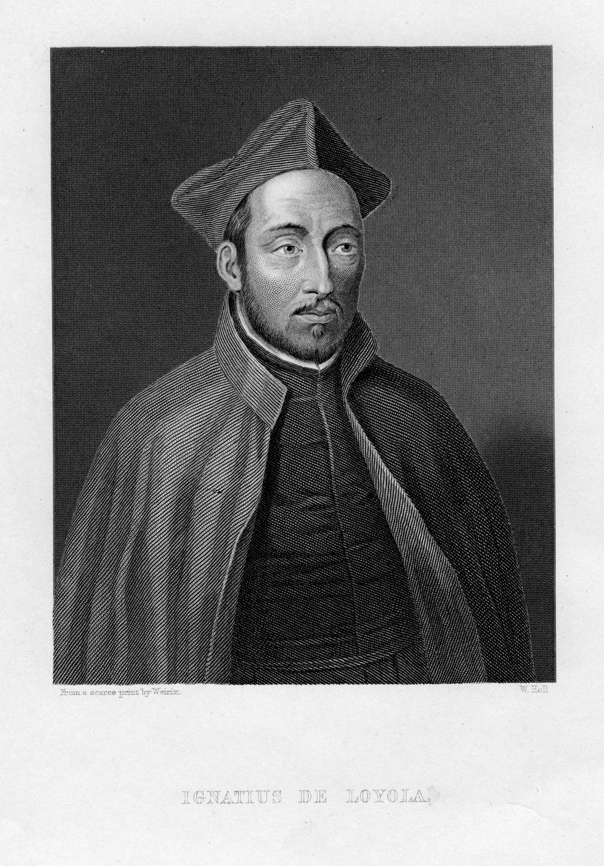 Ignác z Loyoly, generální představený Tovaryšstva Ježíšova od W. Holl