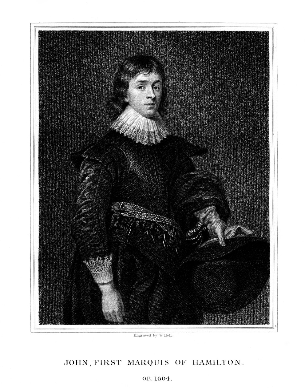 John Hamilton, první markýz z Hamiltonu, 1825. od W. Holl