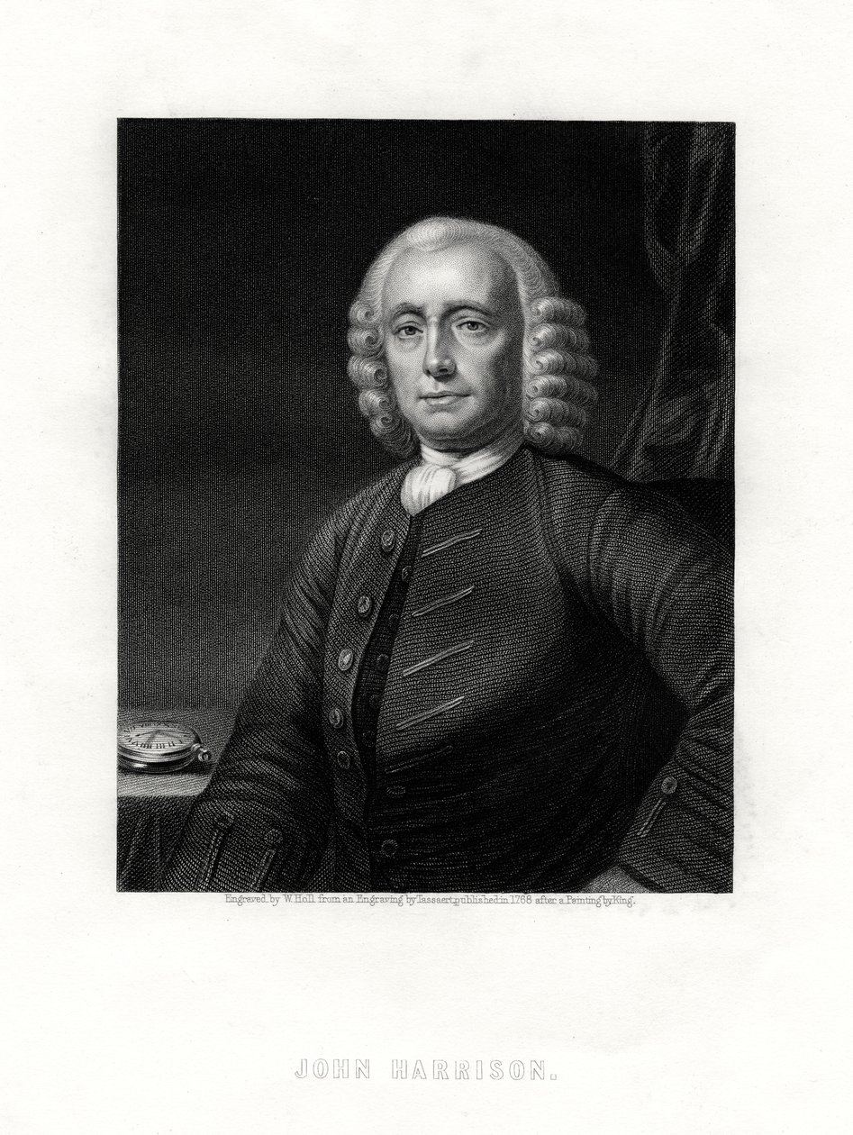 John Harrison, anglický výrobce hodin, 19. století. od W. Holl