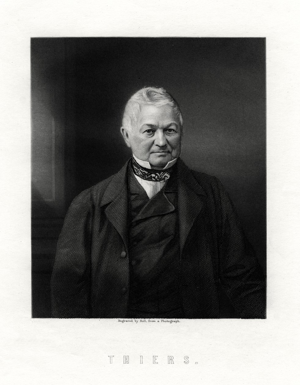 Louis Adolphe Thiers, francouzský státník a historik, 19. století. od W. Holl