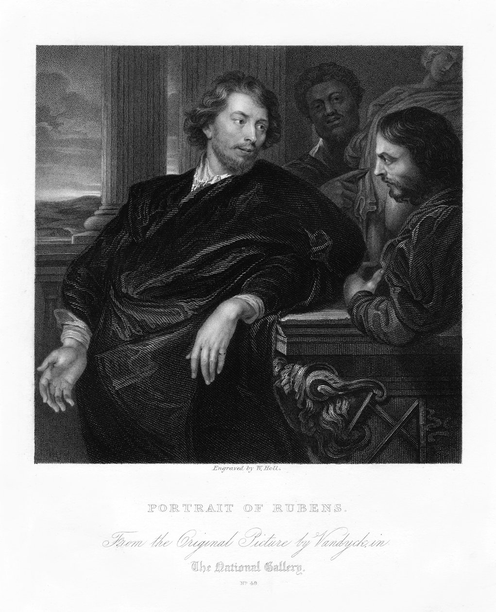 Peter Paul Rubens, vlámský umělec, počátek 17. století, 19. století. od W. Holl