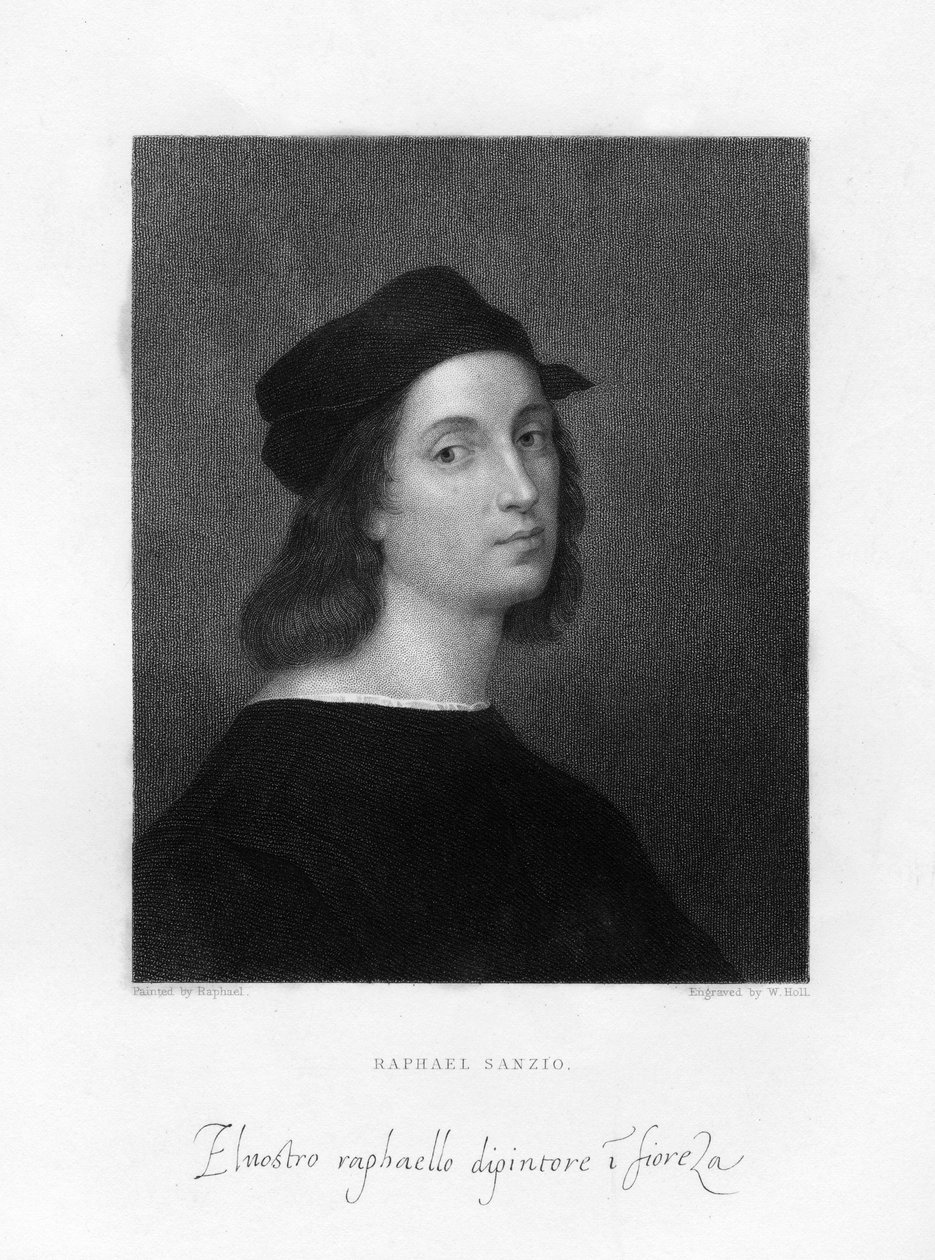 Raphael, florentský mistr malíř, 1834. od W. Holl