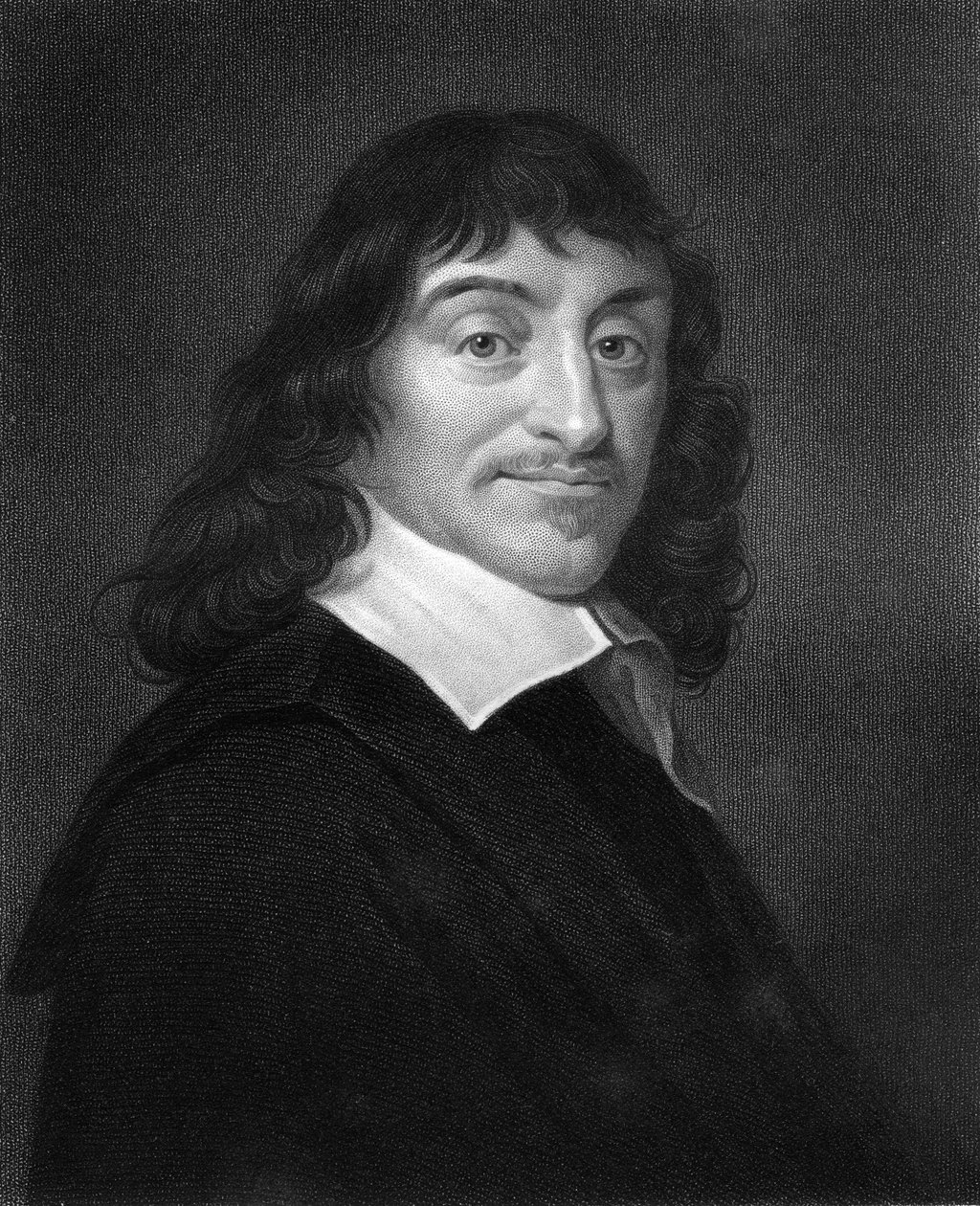 René Descartes, francouzský filozof a matematik 17. století, 1836. od W. Holl