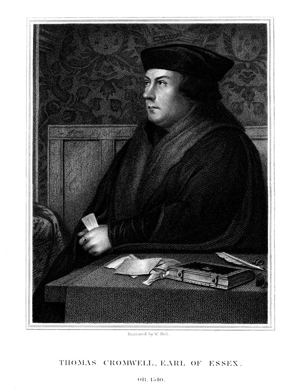 Thomas Cromwell, 1. hrabě z Essexu, anglický státník, 1823. od W. Holl
