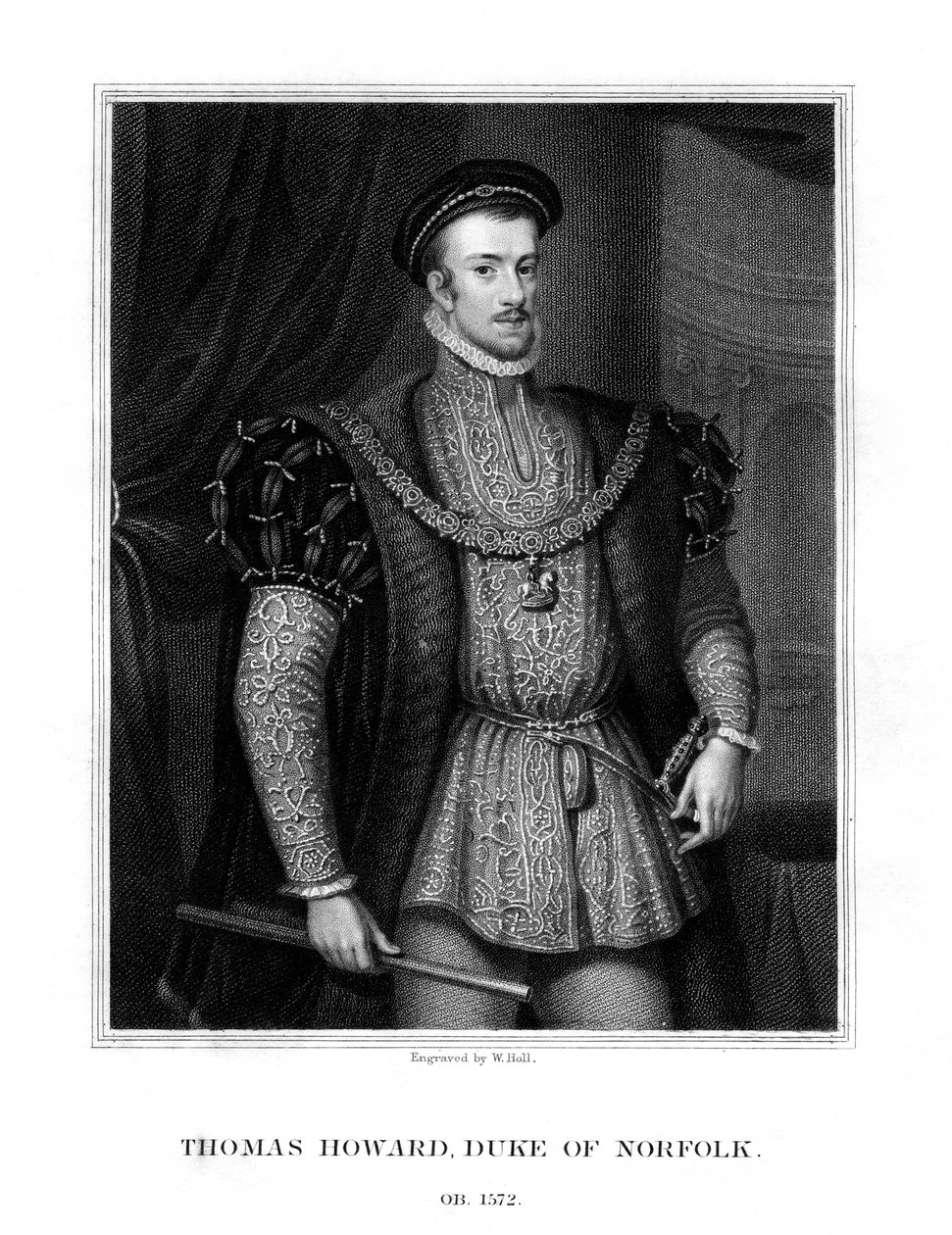 Thomas Howard, 4. vévoda z Norfolku a 1. hrabě ze Southamptonu, 1829. od W. Holl