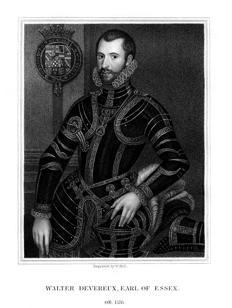 Walter Devereux, 1. hrabě z Essexu, anglický šlechtic, 1824. od W. Holl