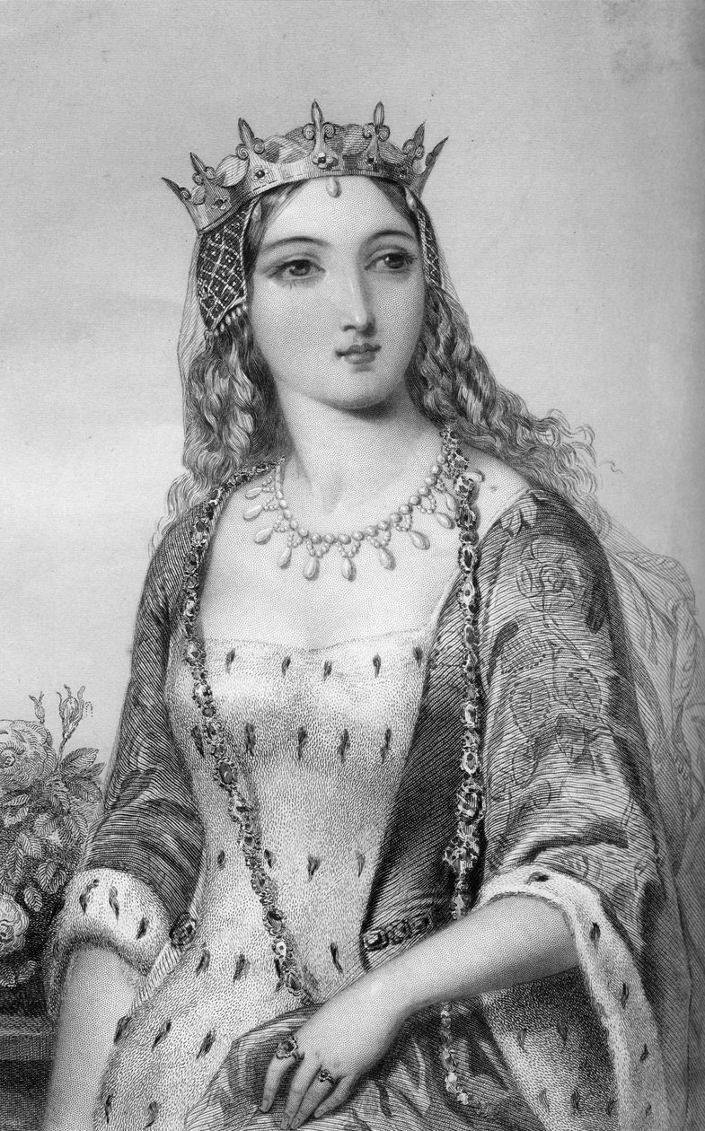 Markéta z Anjou 1430-1482, královna choť krále Jindřicha VI., 1851. od W. J. Edwards
