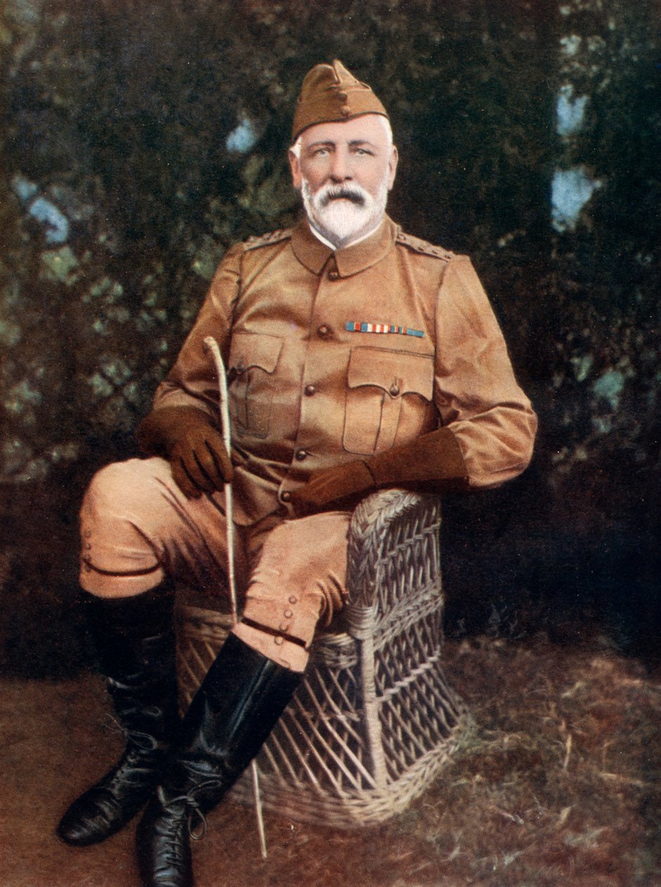Brigádní generál JG Dartnell, velící dobrovolnické brigádě, Natal Field Force, 1902. od W Laws Cancy