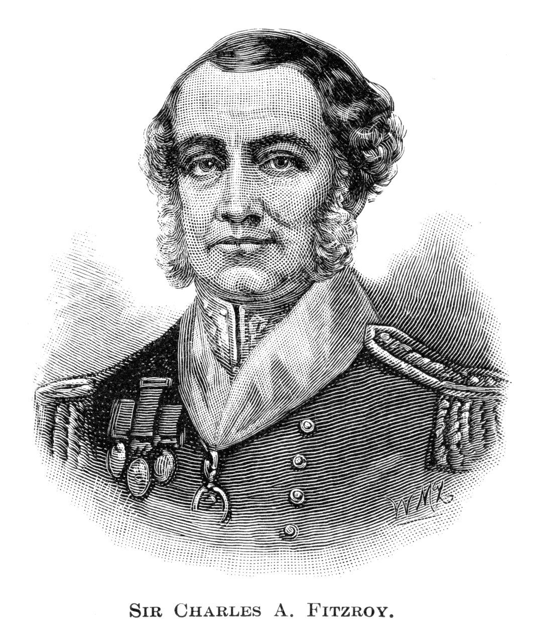 Sir Charles Augustus FitzRoy, guvernér Nového Jižního Walesu, 1886. od W. Macleod