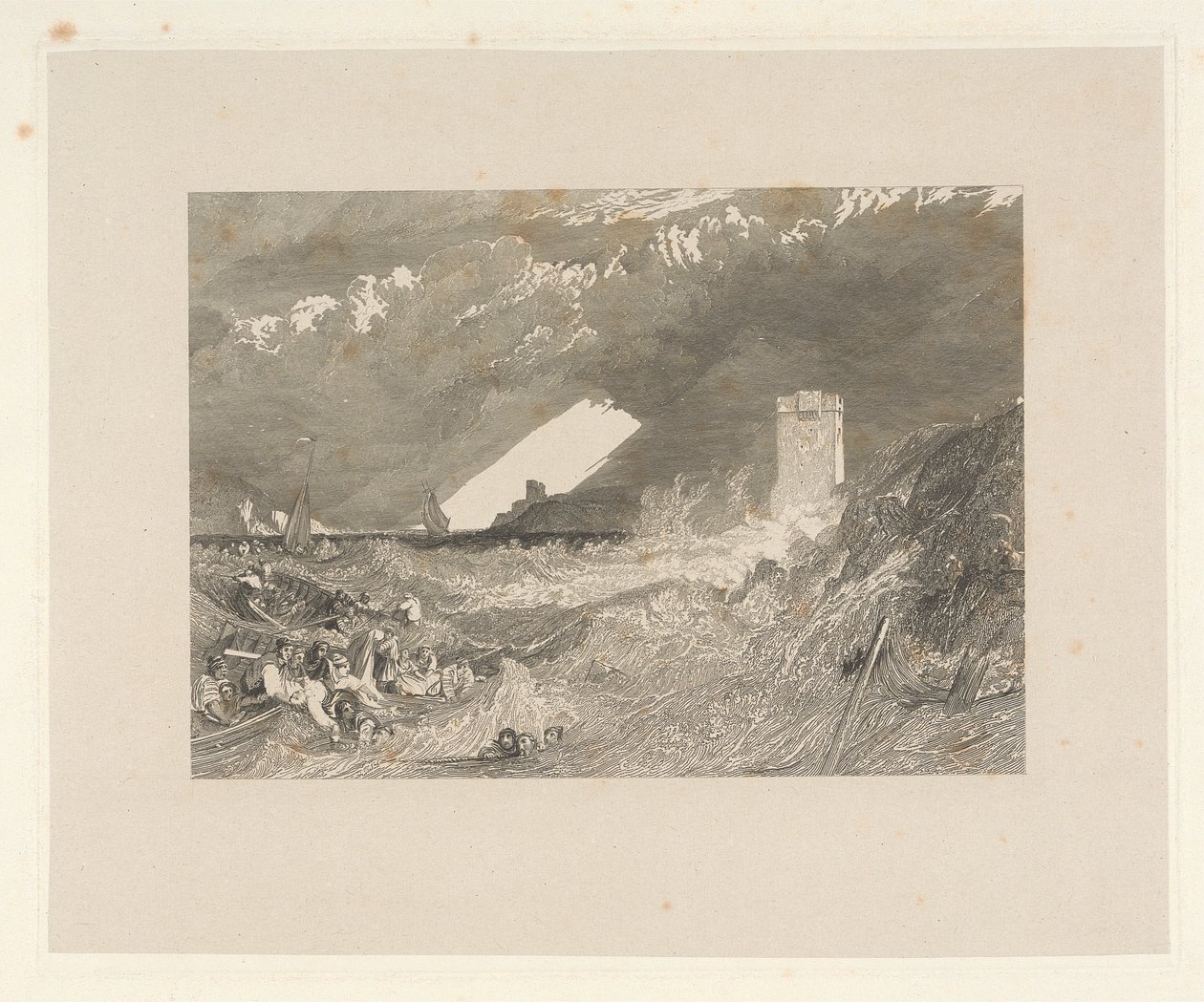 Vstup do Fowey Harbour, Cornwall od W. R. Smith