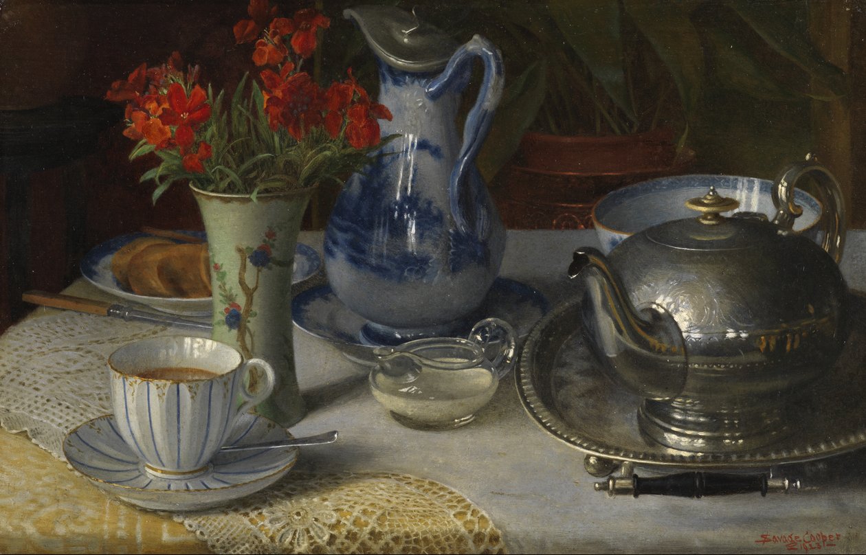 Čas na čaj, 1923 od W. Savage Cooper