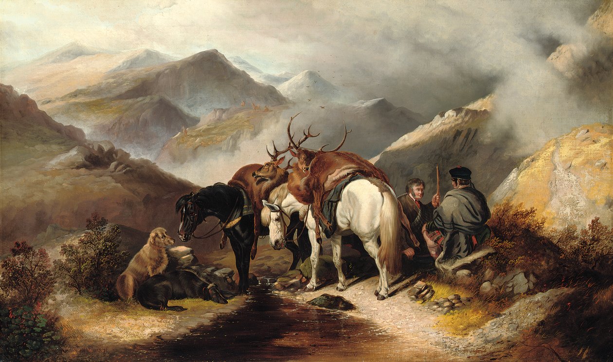 Sledování na Vysočině, 1871 od W. W. Morris