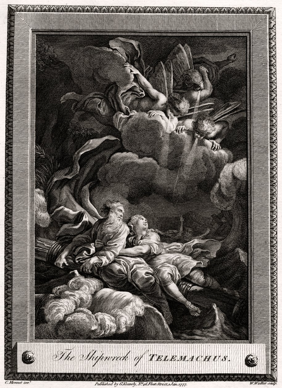 Vrak lodi Telemachus, 1777 od W. Walker