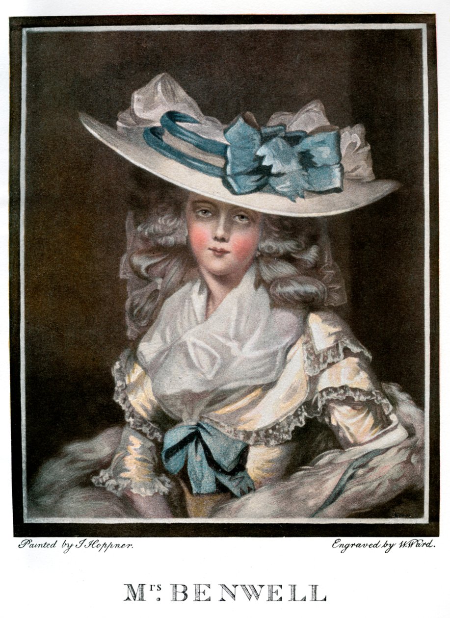 Portrét Mary Benwellové, c1785, 1901 od W Ward