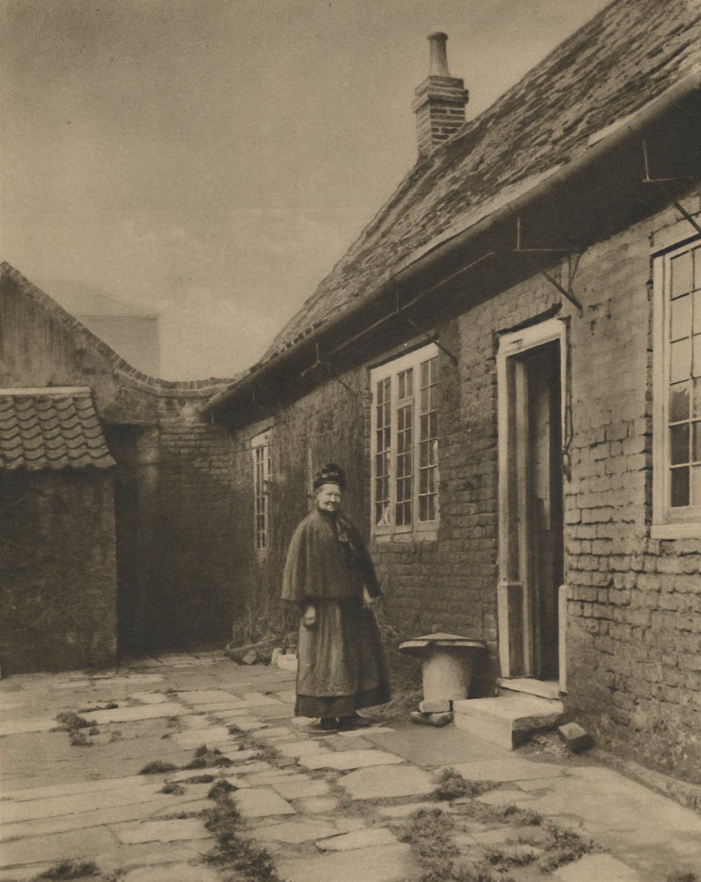 Topol Almshouses založené v sedmnáctém století, 1926, c1935. od W. Whiffin