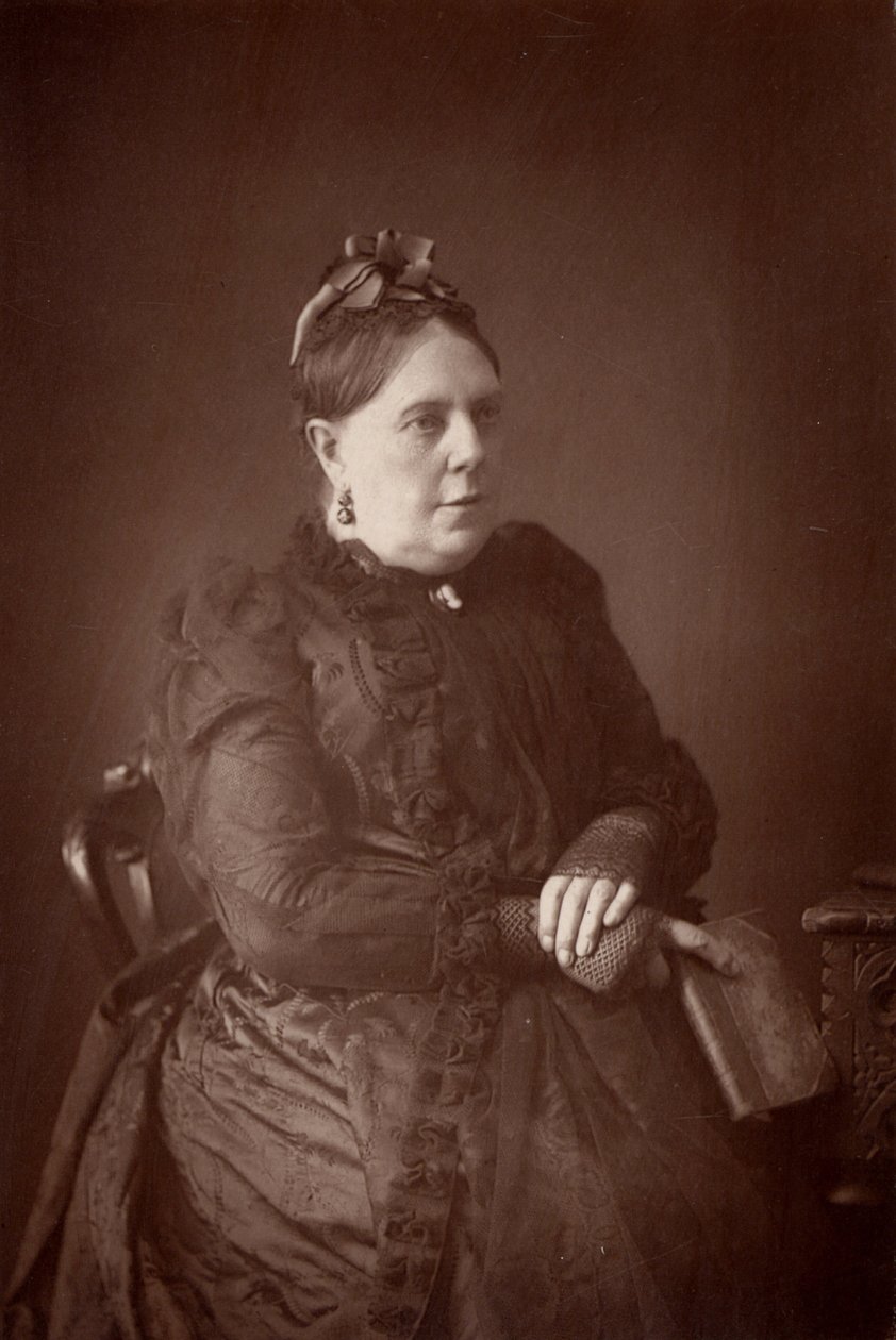 ""Annie French Hector (1825-1902), která psala pod jménem "paní Alexandrová". Menší anglický romanopisec (woodburytype) od W. and D. (after) Downey