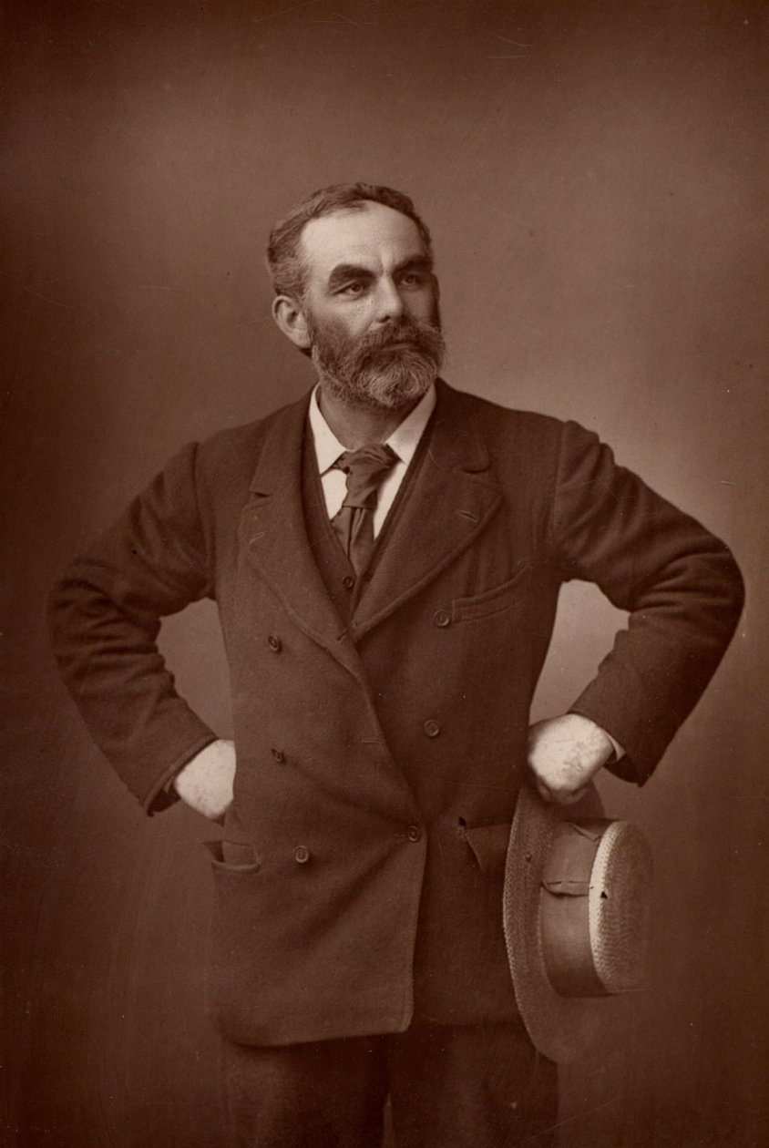 ""John Burns (1858-1943) anglický labouristický (socialistický) politik. (woodburytype) od W. and D. (after) Downey