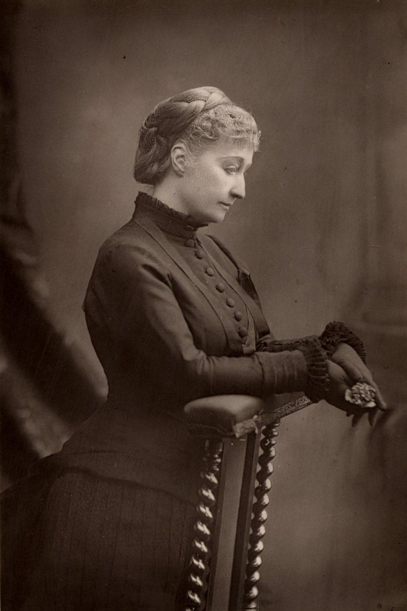 ""Císařovna Eugenie (1826-1920), vdova po Napoleonovi III. (woodburytype) od W. and D. (after) Downey