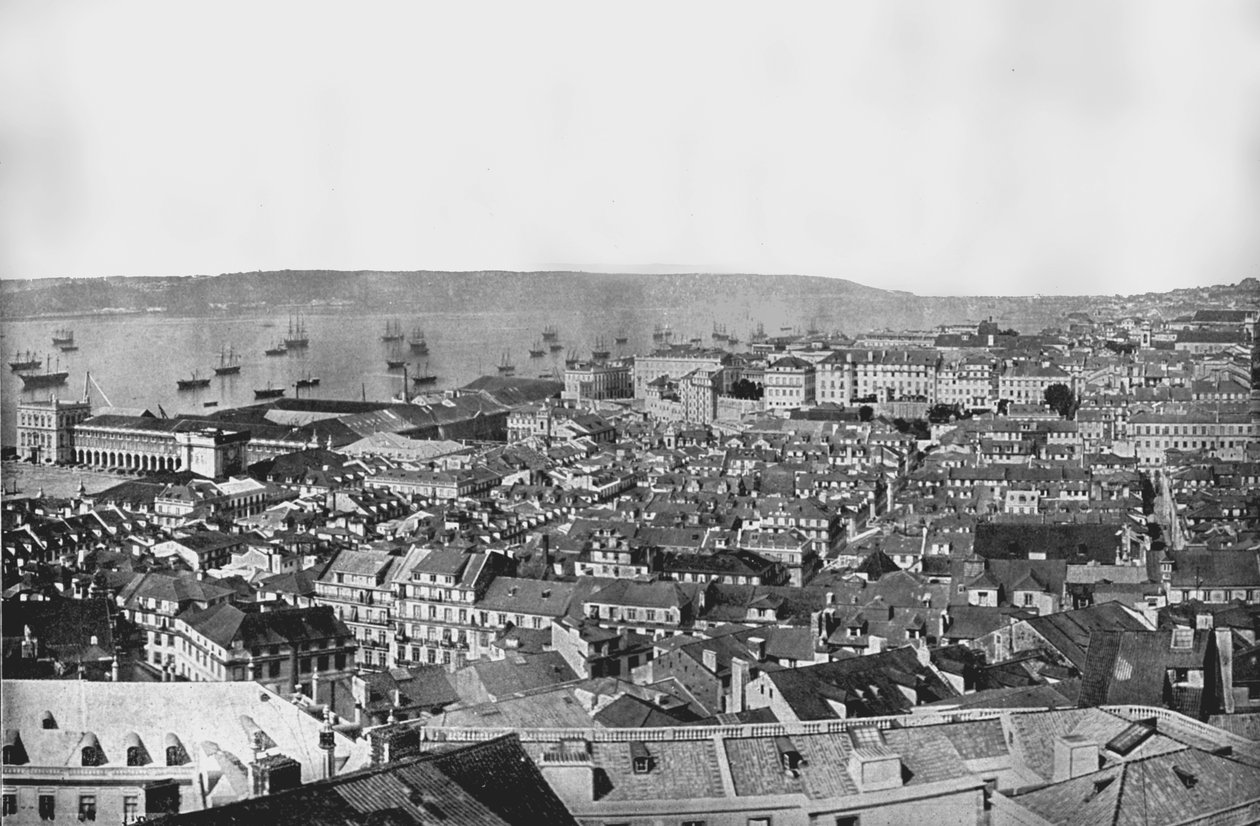 Lisabon, Portugalsko, 1895. od W and S Ltd