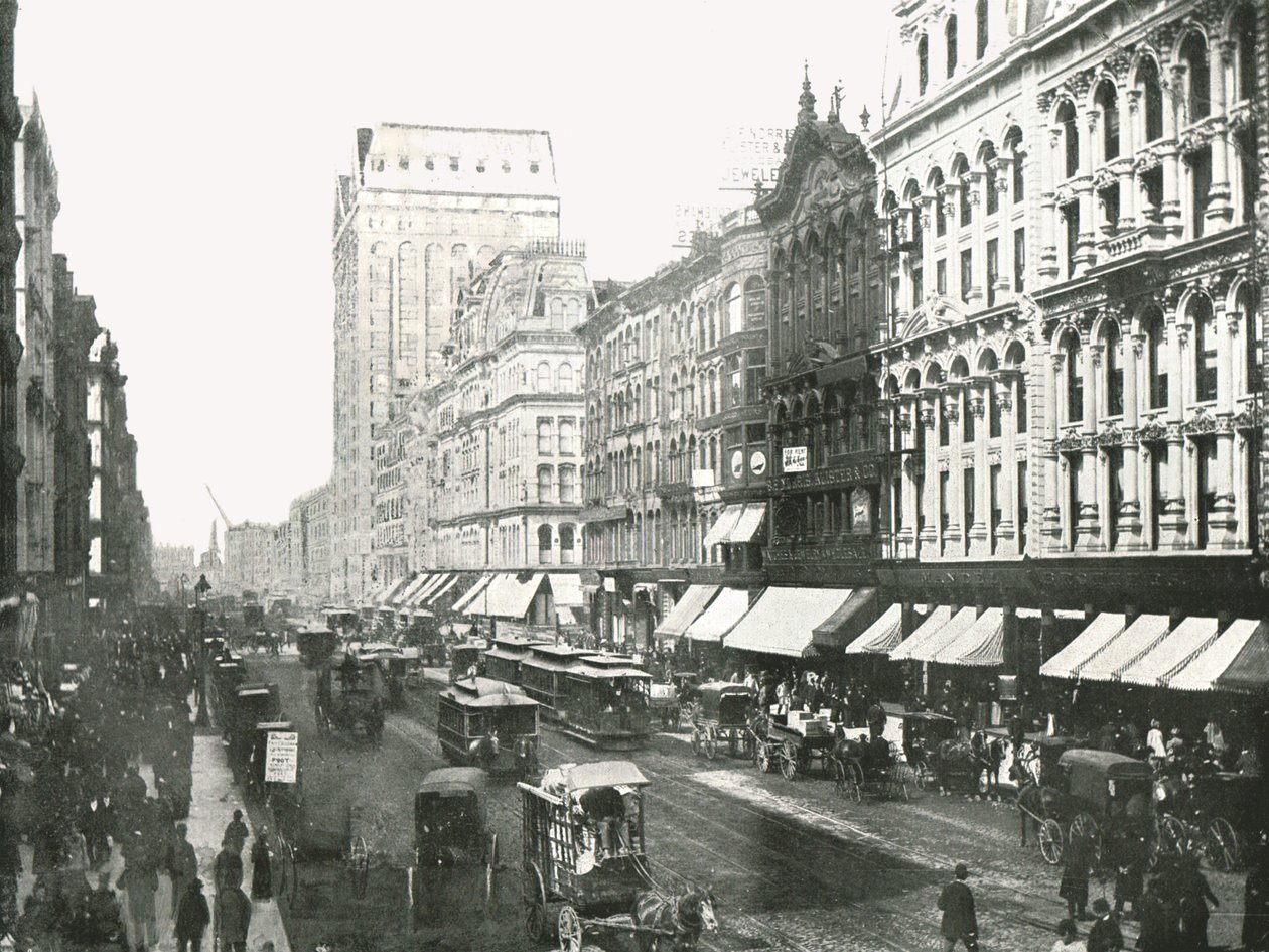 State Street, Chicago, USA, 1895. od W and S Ltd