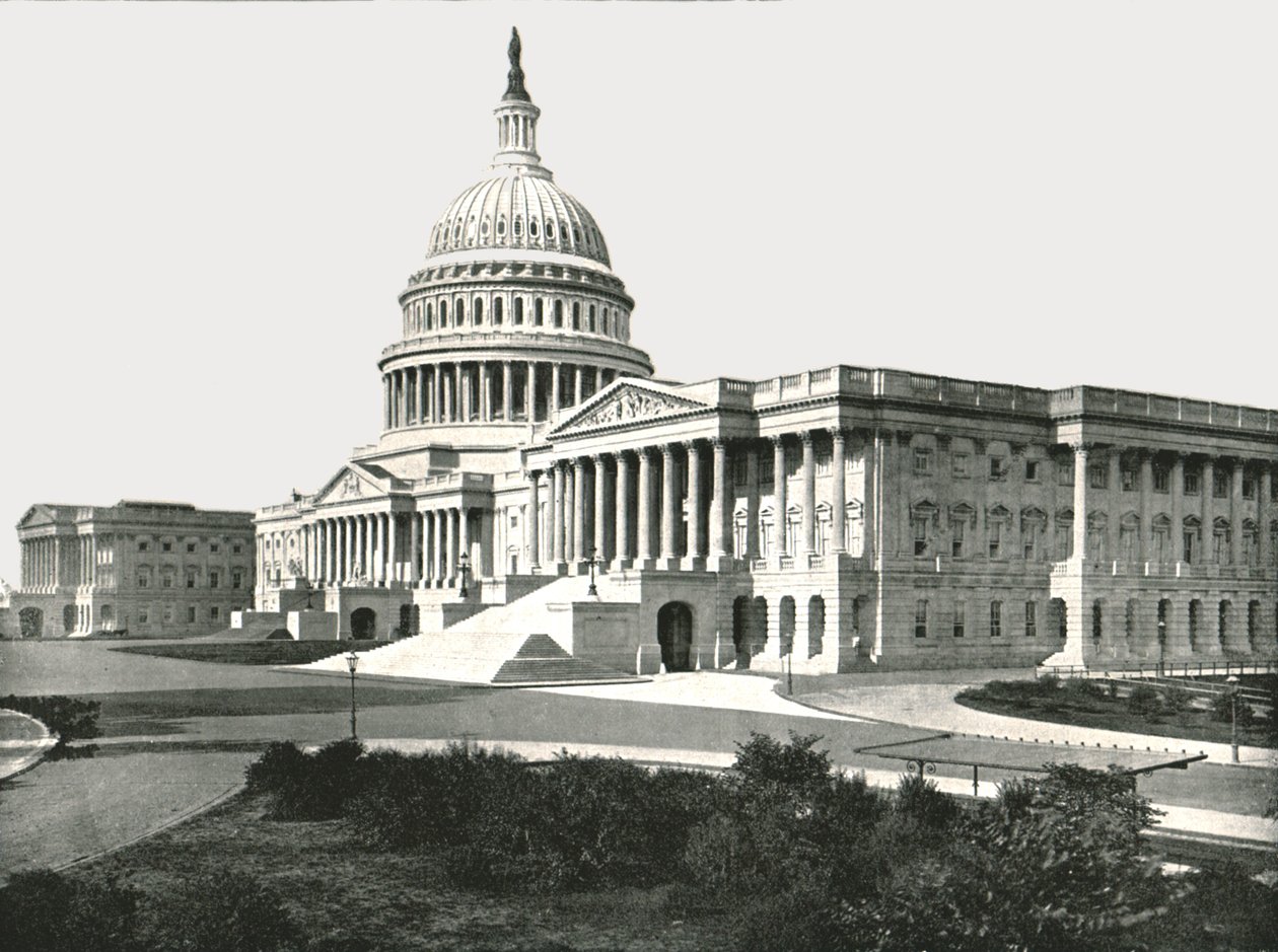 Kapitol, Washington DC, USA, 1895. od W and S Ltd