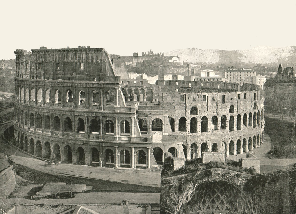 Koloseum, Řím, Itálie, 1895. od W and S Ltd