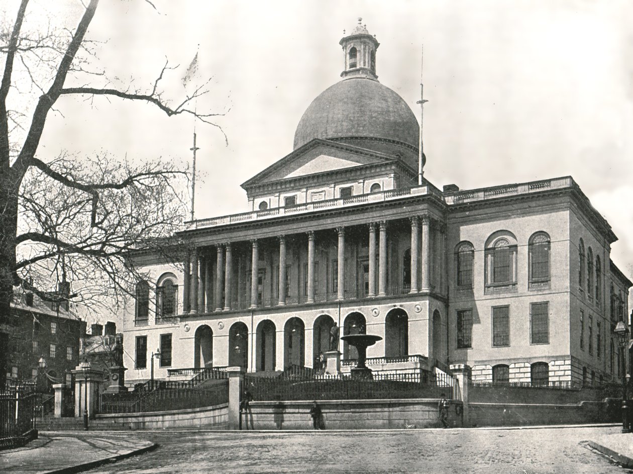 The Massachusetts State House, Boston, USA, 1895. od W and S Ltd
