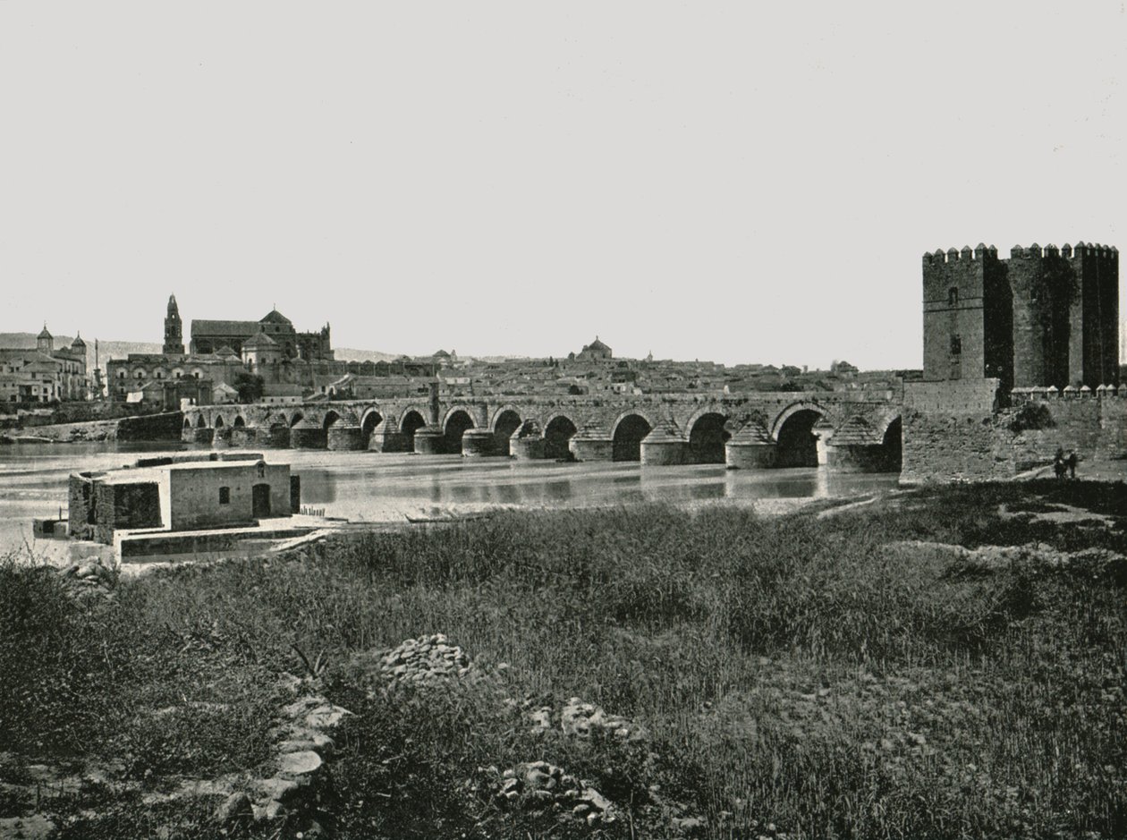 Římský most, Cordoba, Španělsko, 1895. od W and S Ltd