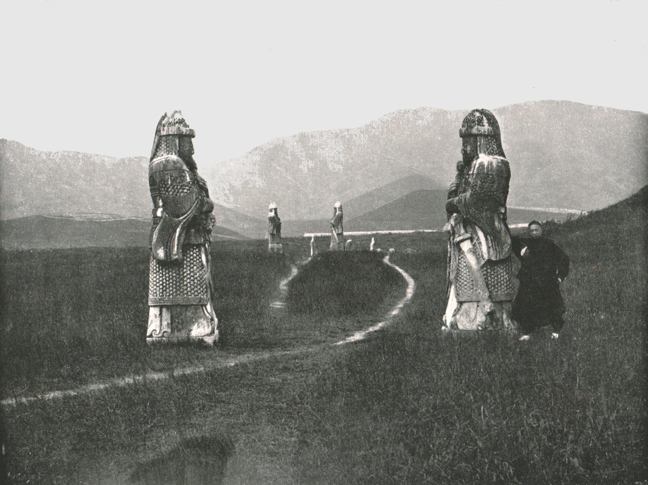 Přístup k městu, Nankin, Čína, 1895. od W and S Ltd