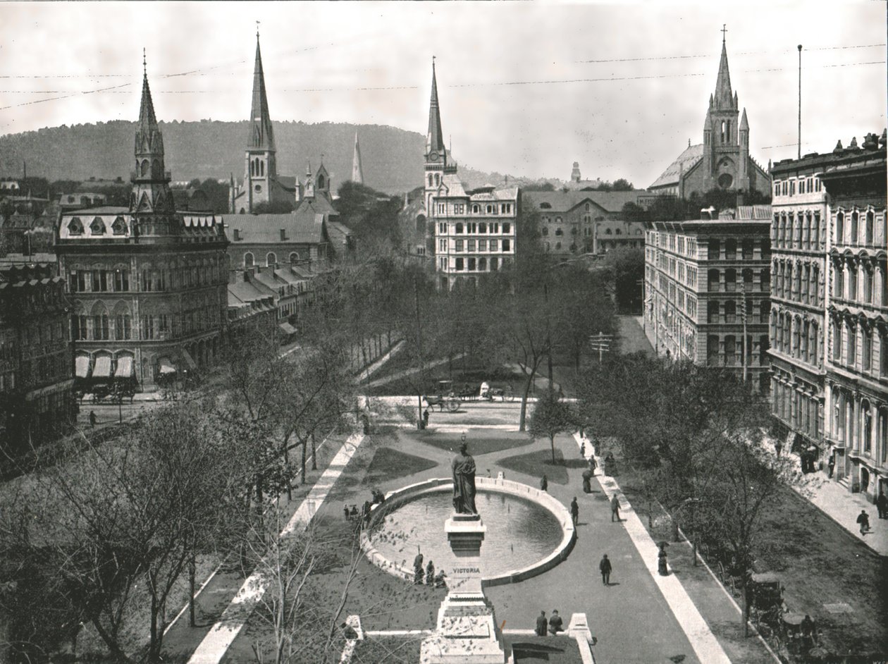 Victoria Square, Montreal, Kanada, 1895. od W and S Ltd