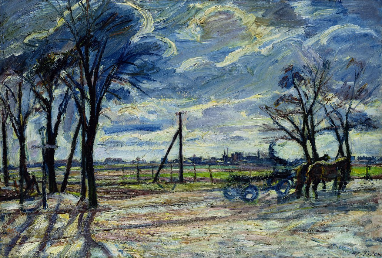 Předměstská krajina na jaře od Waldemar Rosler