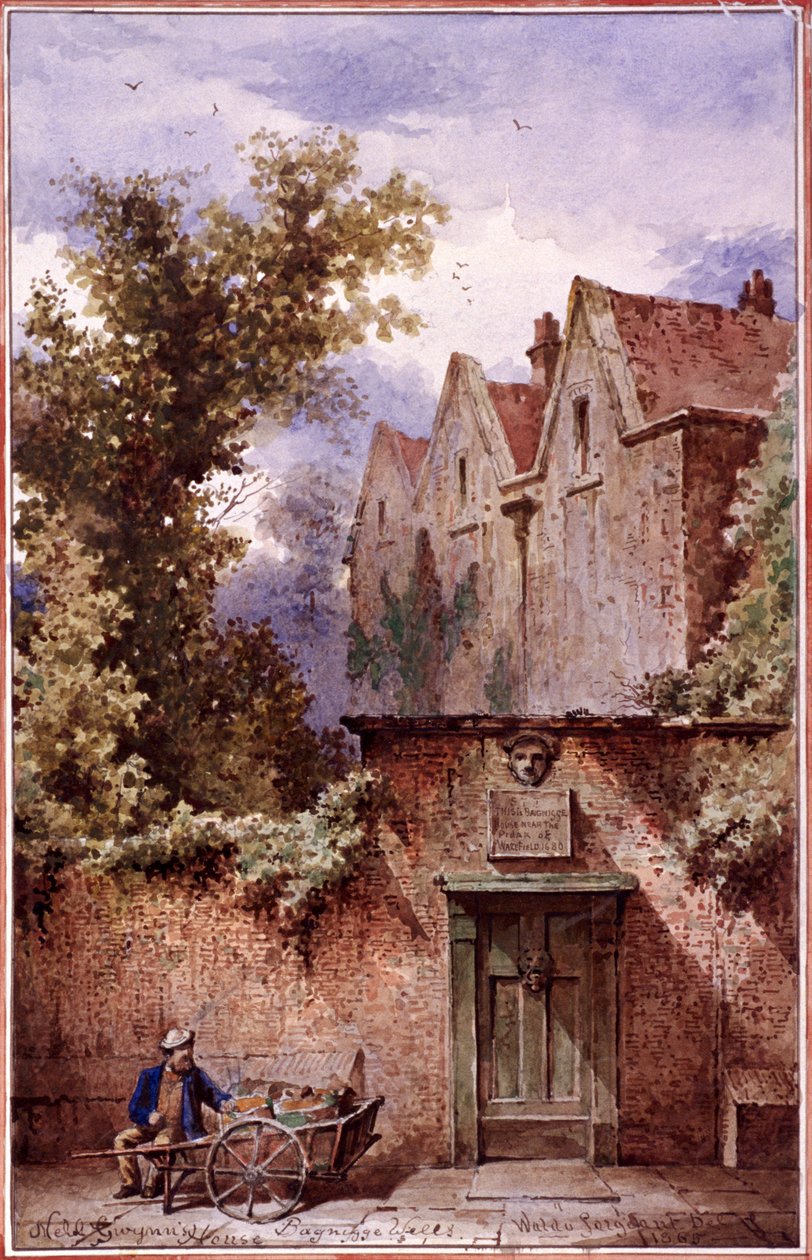 Dům Nell Gwynne, Bagnigge Wells, St Pancras, Londýn, 1865 od Waldo Sargeant