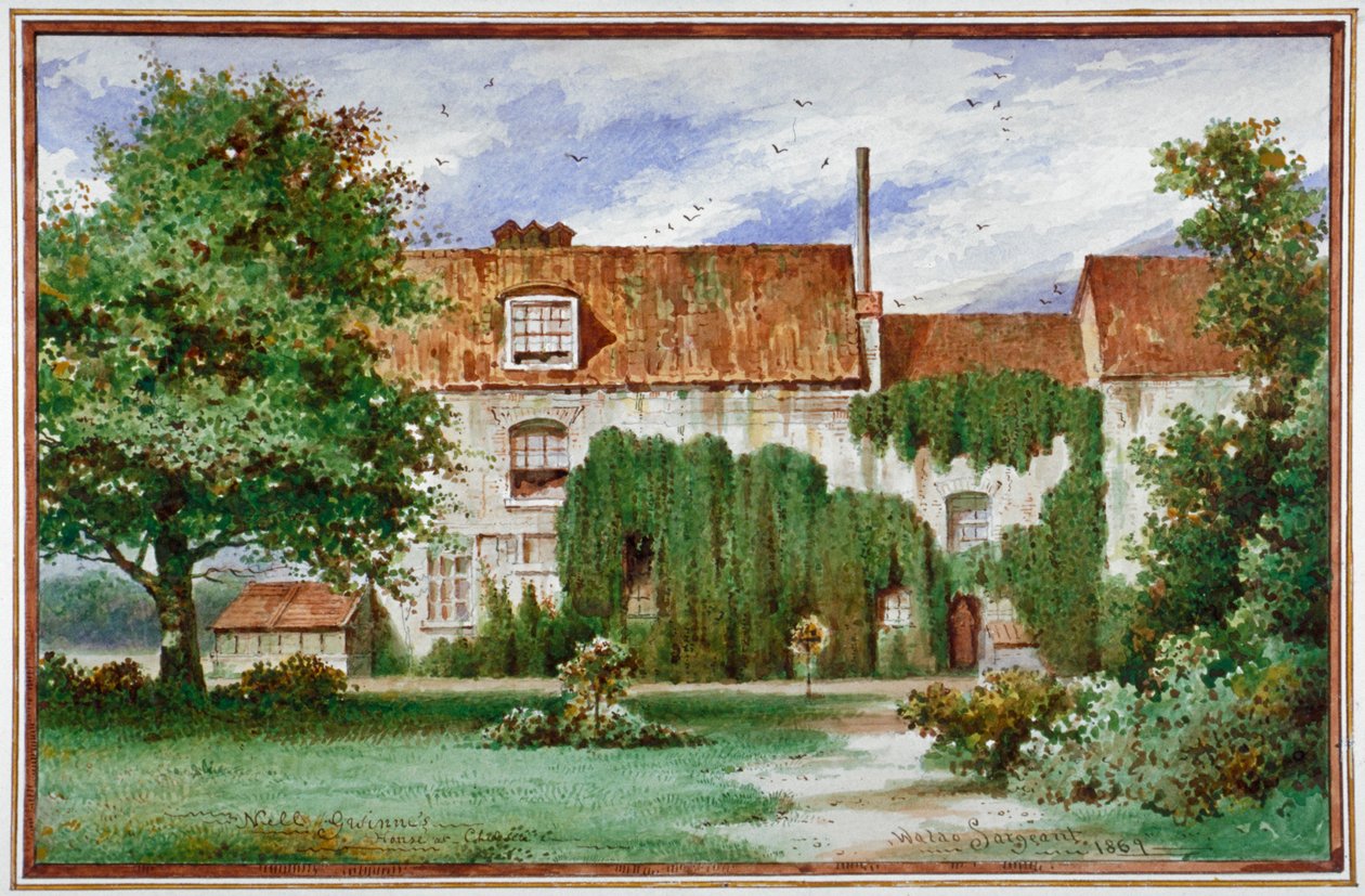 Pohled na Sandford Manor House, Waterford Road, Chelsea, 1869. od Waldo Sargeant