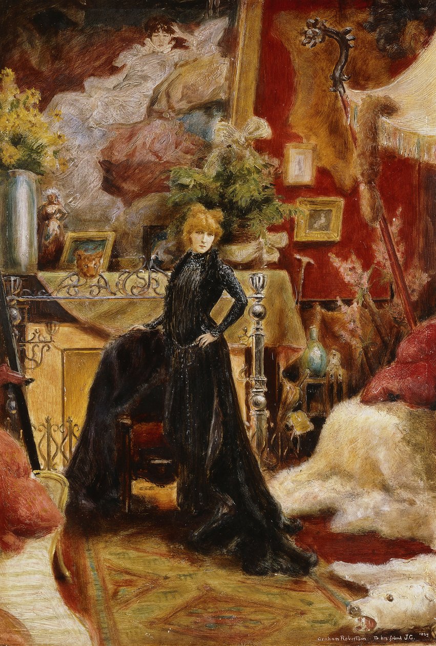 Portrét Sarah Bernhardt od Walford Graham Robertson