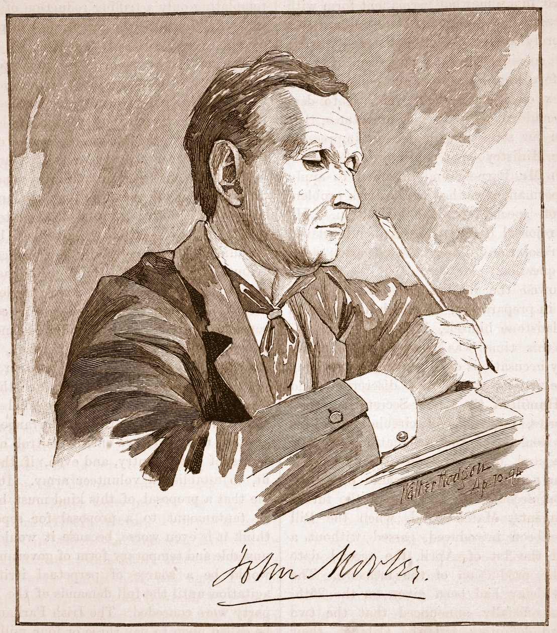 Pan Morley, ilustrace z 