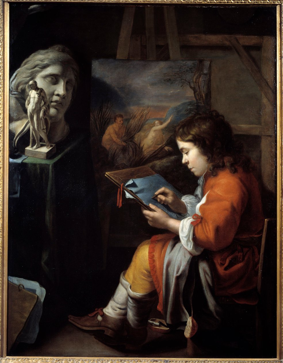 Mladý kreslíř Obraz od Walelranta Vaillanta (1623-1677) od Wallerant Vaillant