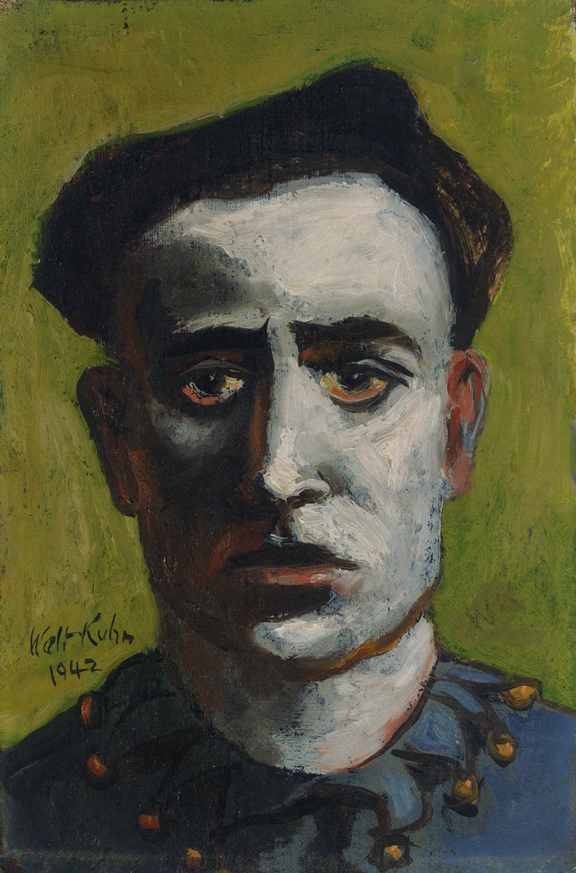 Klaun s baretem od Walt Kuhn