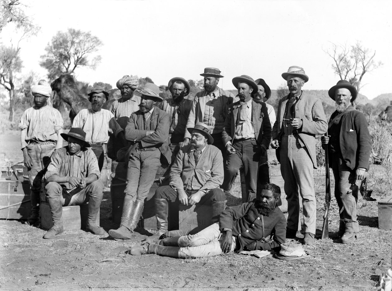 Členové Horn Expedice, Alice Springs, Střední Austrálie, 1894 od Walter Baldwin Spencer