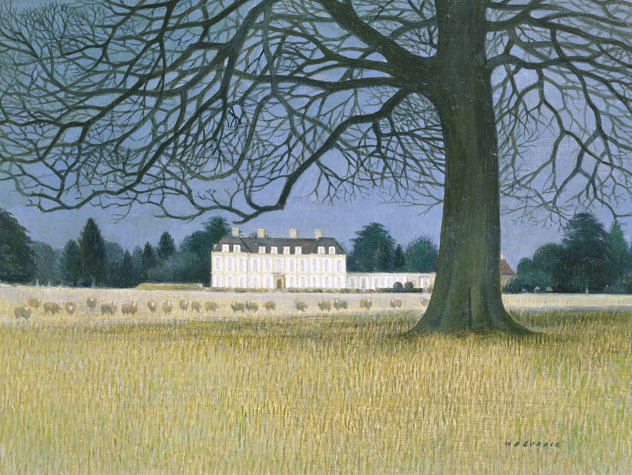 Middleton Park, Oxfordshire (akryl na palubě) od Walter Bell Currie Walter Bell Currie