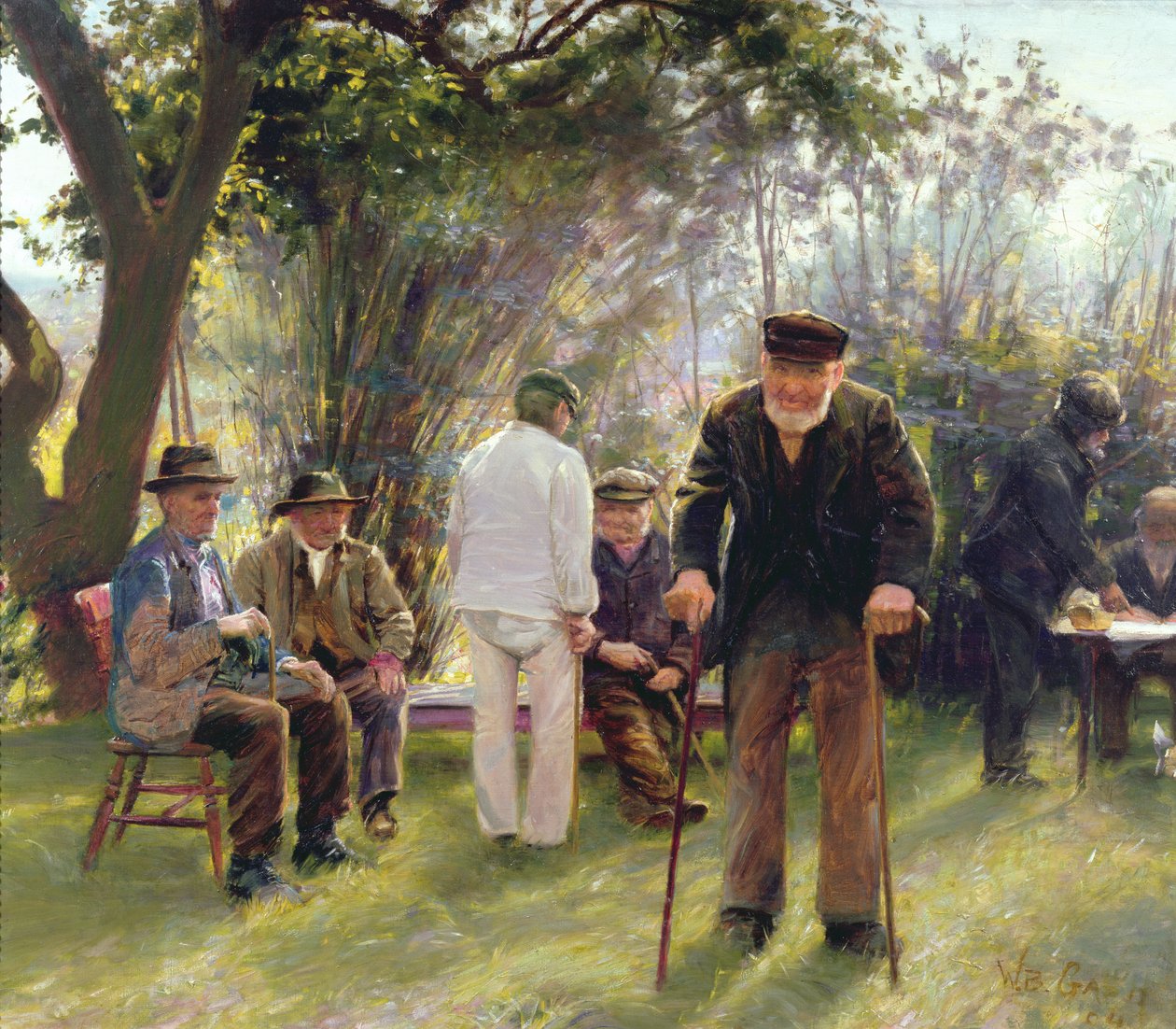 Staří muži v Rockingham Park, 1904 od Walter Bonner Gash