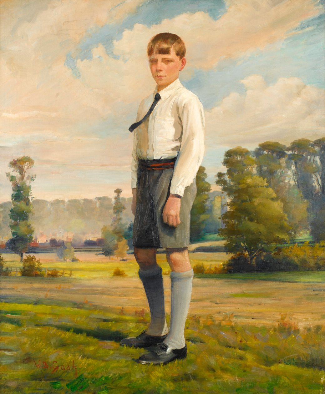 Mladý chlapec od Walter Bonner Gash