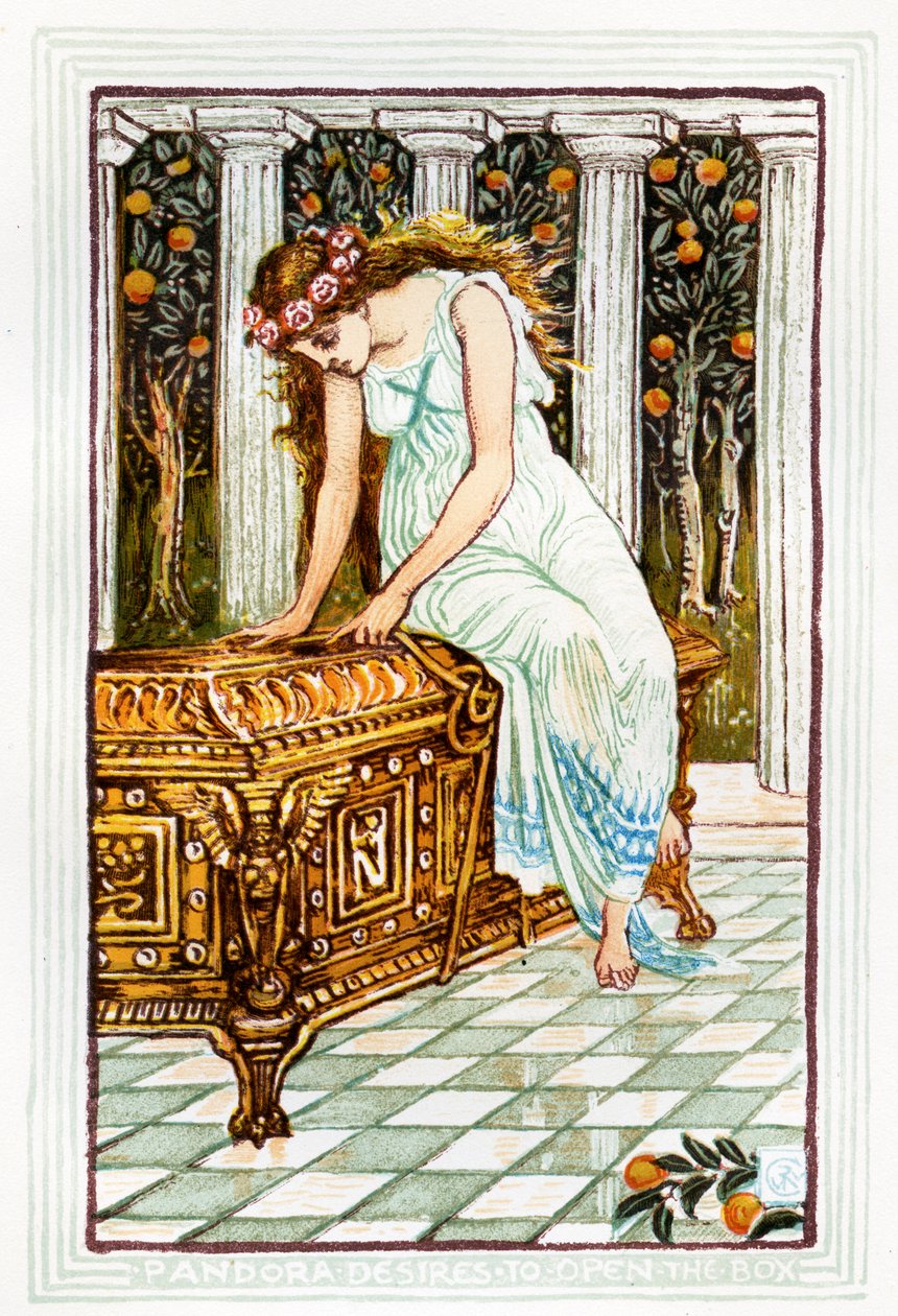 Pandořina skříňka od Walter Crane