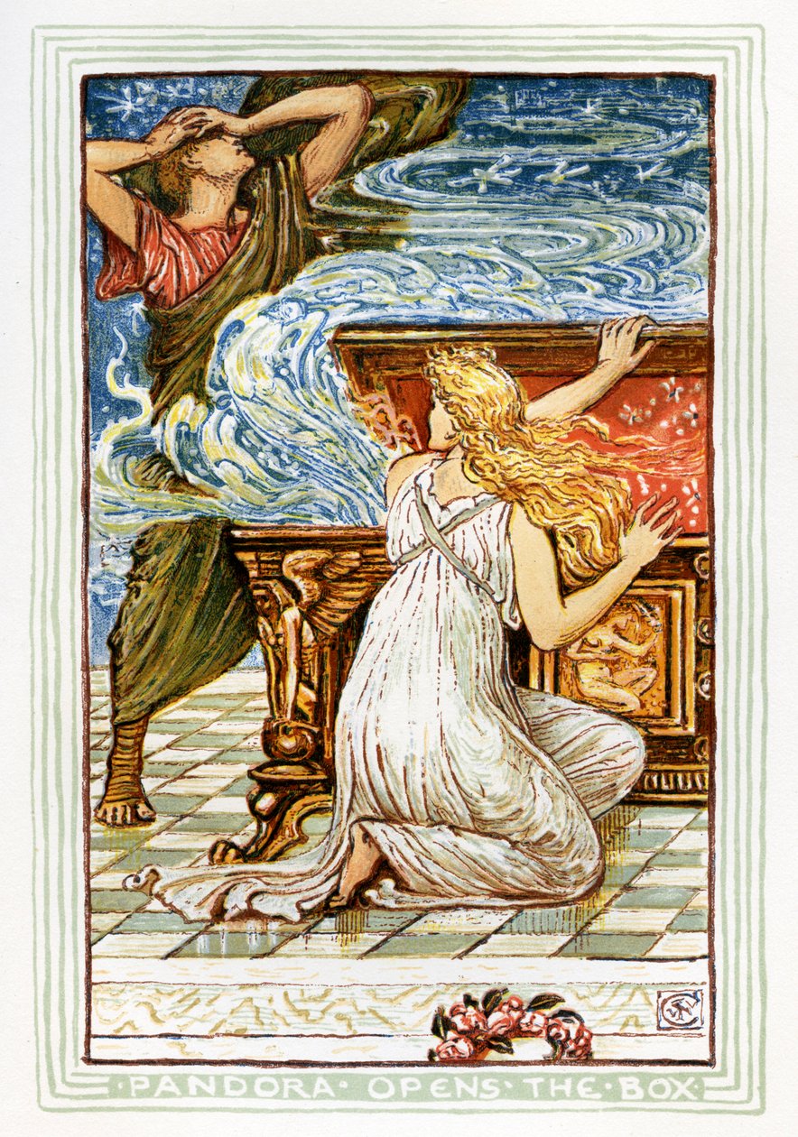 Pandořina skříňka od Walter Crane