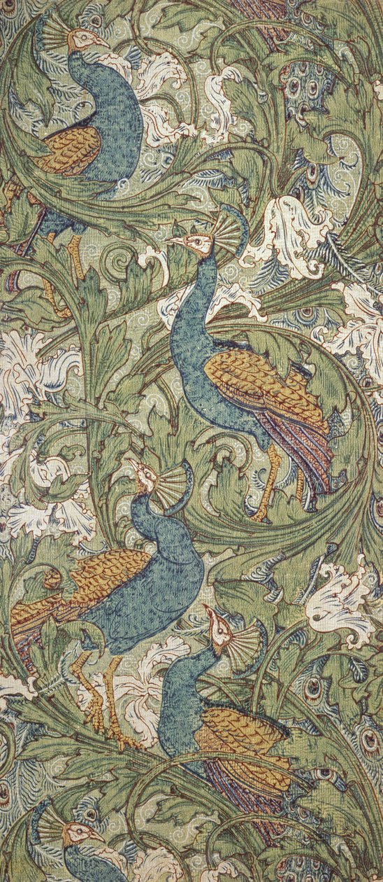 Tapeta Paví zahrada, 1889 od Walter Crane