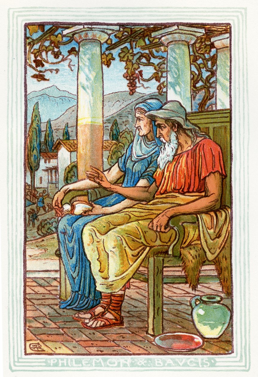 Filemon a Baucis od Walter Crane