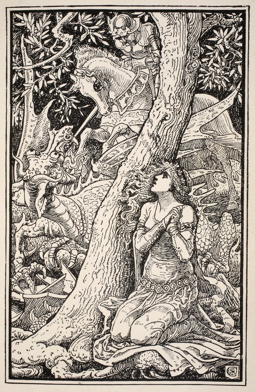 Vyděšený k smrti se krčil na zemi a lapal po dechu, ilustrace z knihy "Mrs Burton Harrison